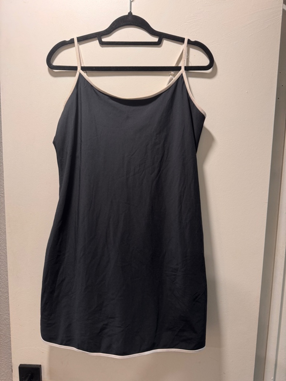 Abercrombie & Fitch Black Dress with Ivory Trim